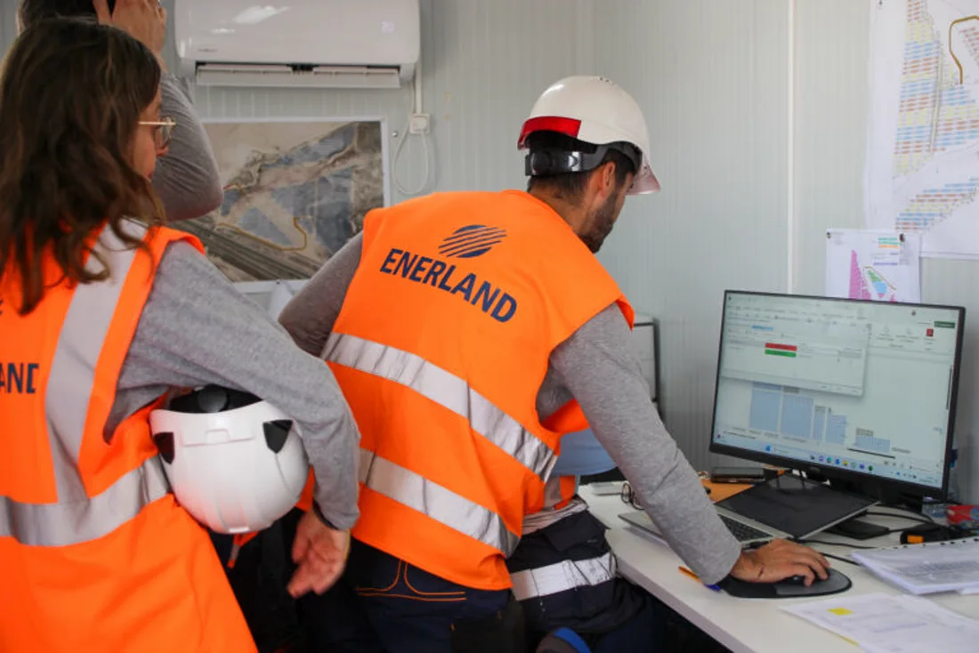 Enerland team during a quality assurance session