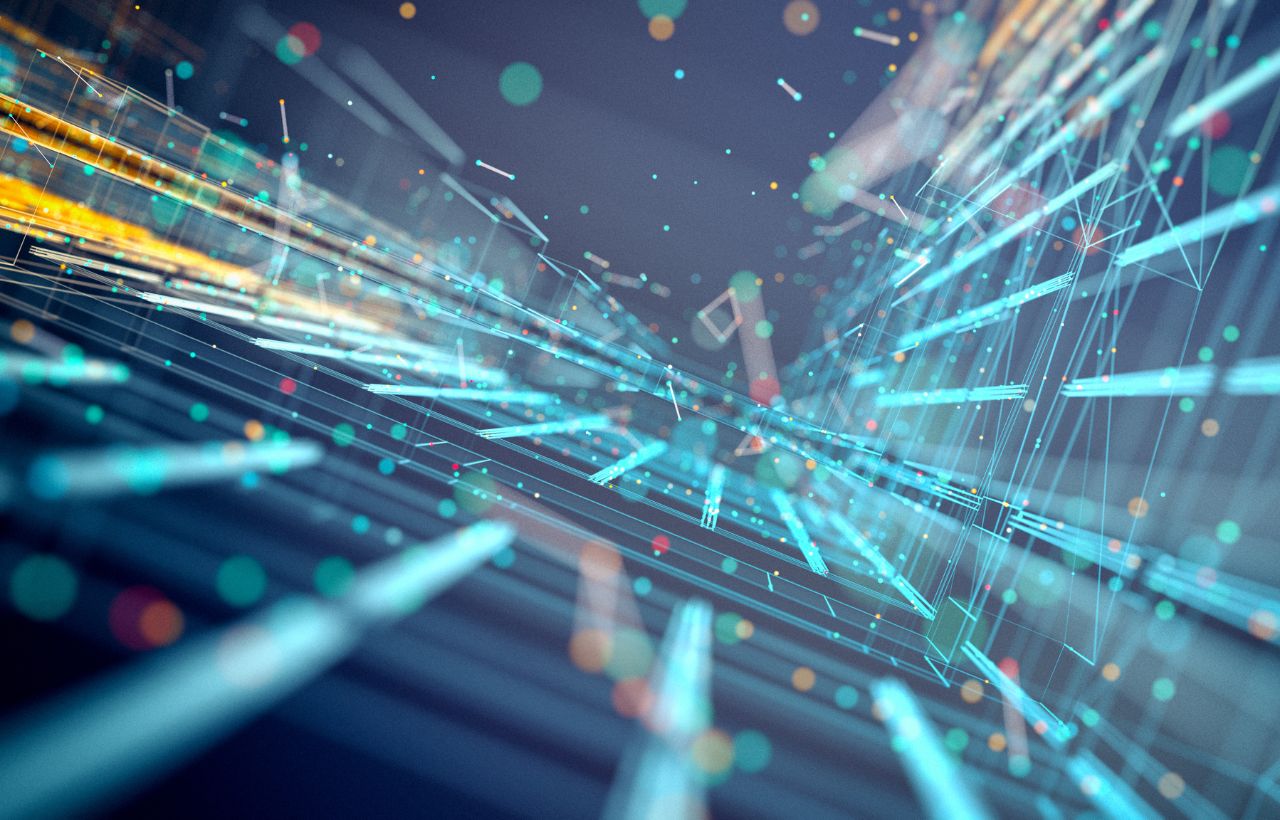 Depiction of artificial intelligence and new technologies