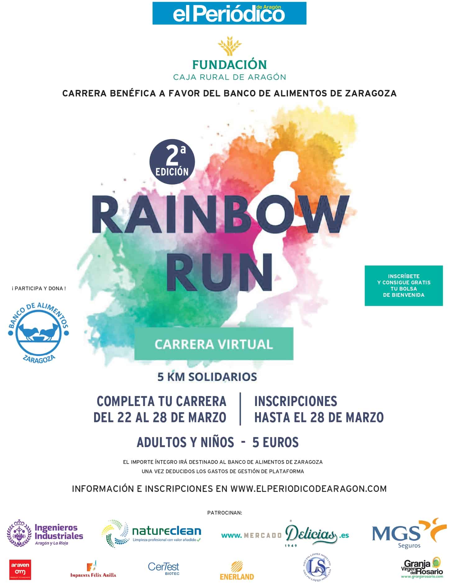 Carrera solidaria Rainbow Run