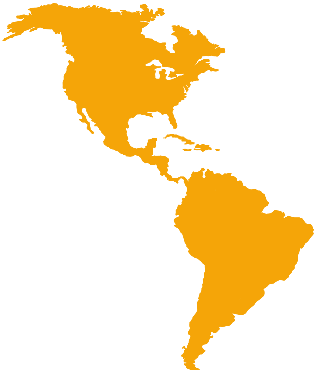 Mappa dell'America con la presenza di Enerland
