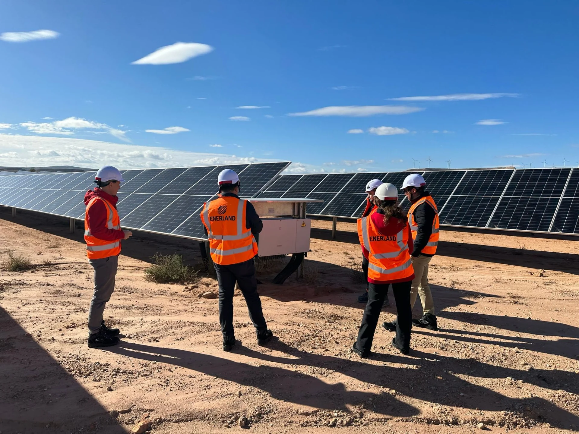 Visita a Pitarco durante el Encuentro Internacional de Enerland Group