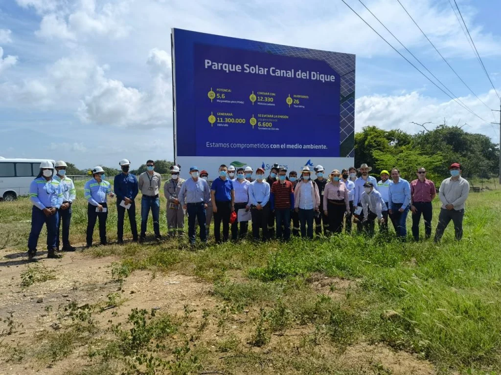 Huawei visits Canal del Dique