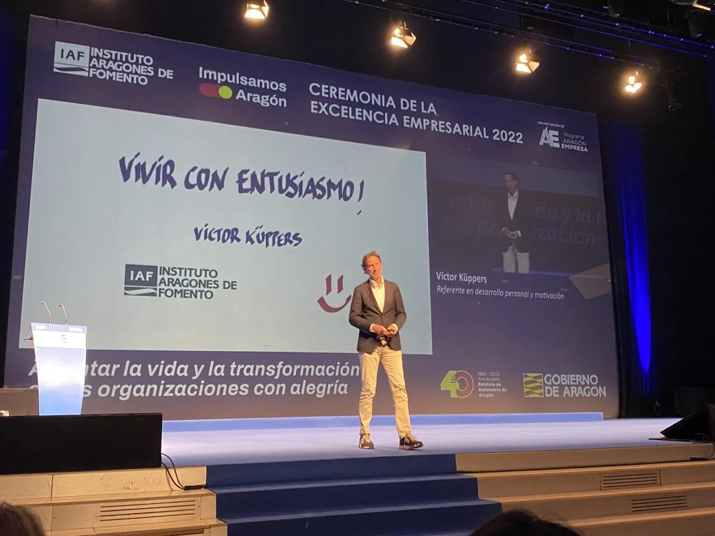 Victor Küppes alla cerimonia di consegna dei Premi all'Eccellenza Imprenditoriale