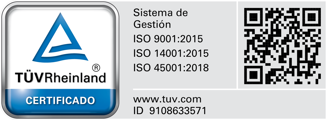 Certificazione TÜV Rheinland dei sistemi ISO 9001, ISO 14001 e ISO 45001