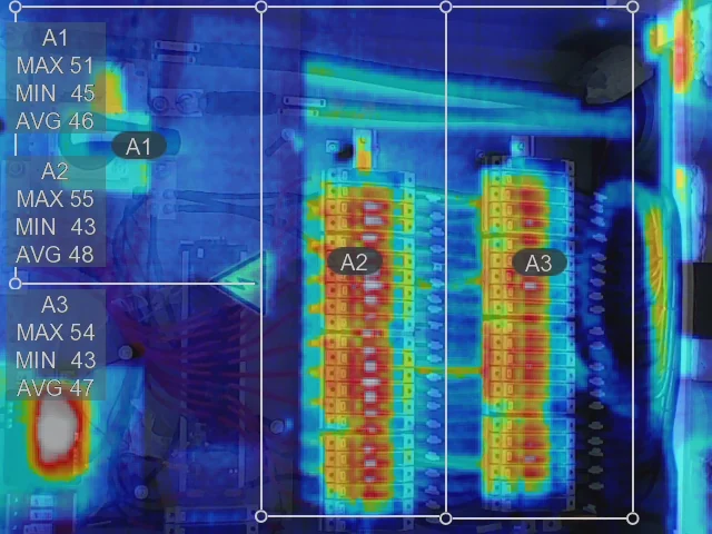 Immagine termografica per la manutenzione predittiva