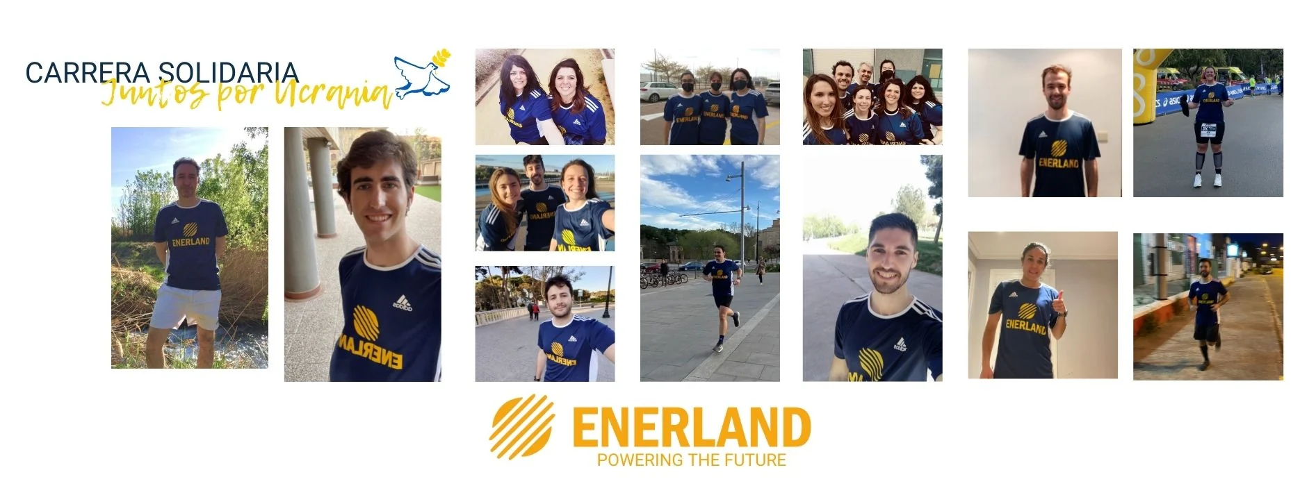 Enerland participa en la carrera solidaria en favor de Ucrania