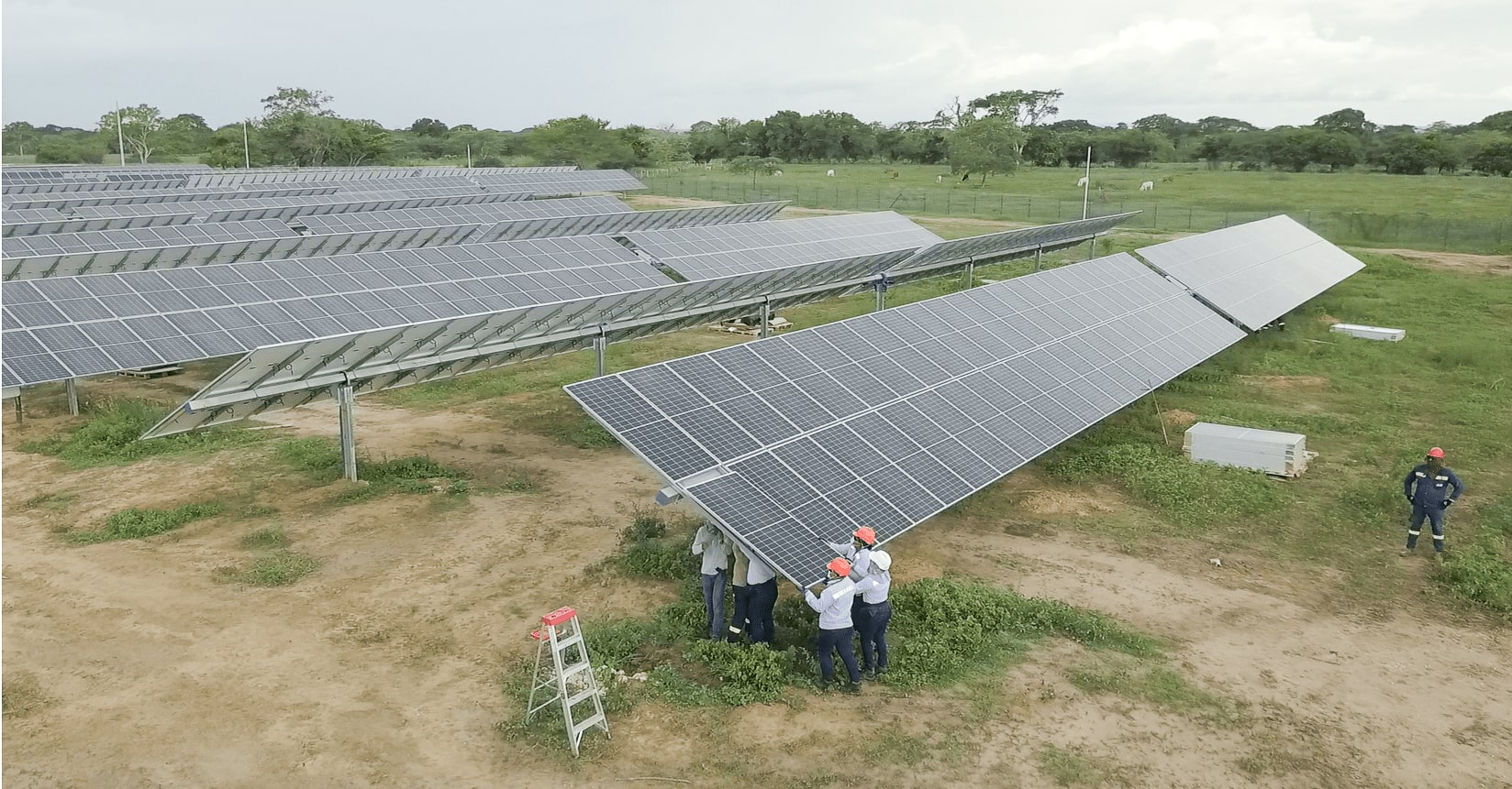 Park finished solar in Colombia 