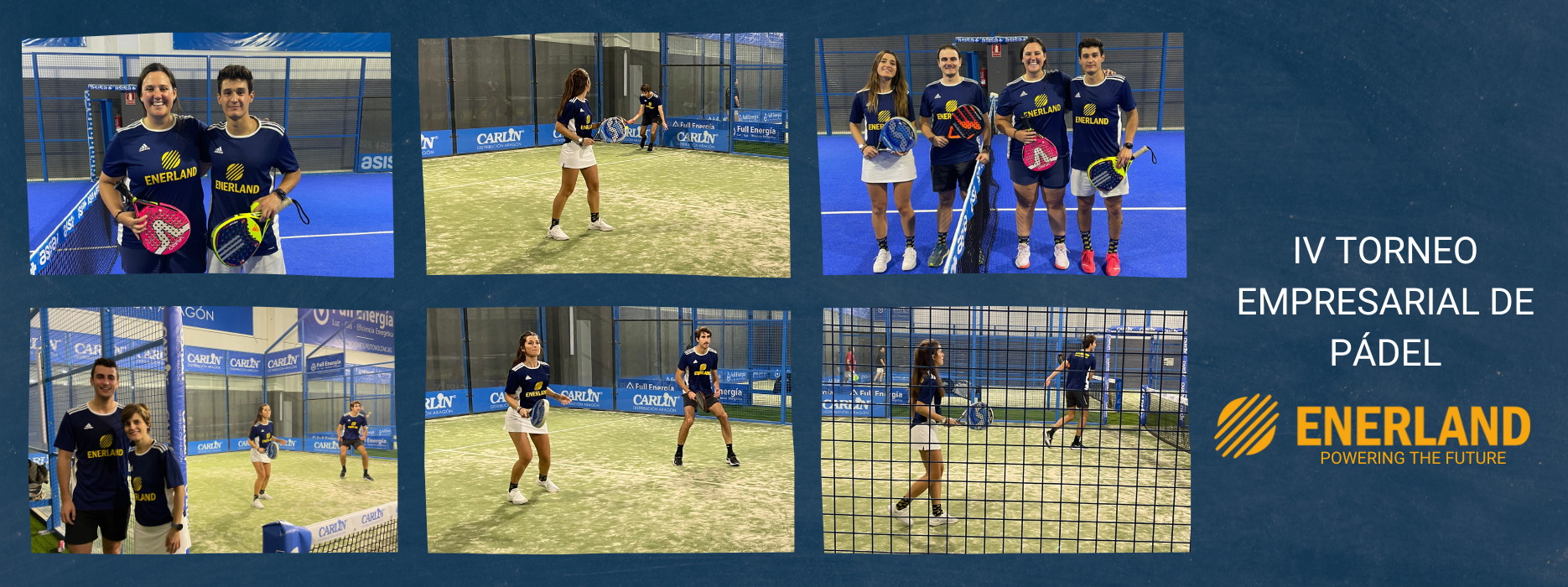 Enerland participates in the IV Business Padel Tournament organised by PADEL ZARAGOZA